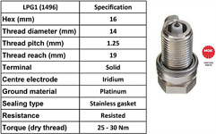 Ngk 1496 spark - 1496, plug