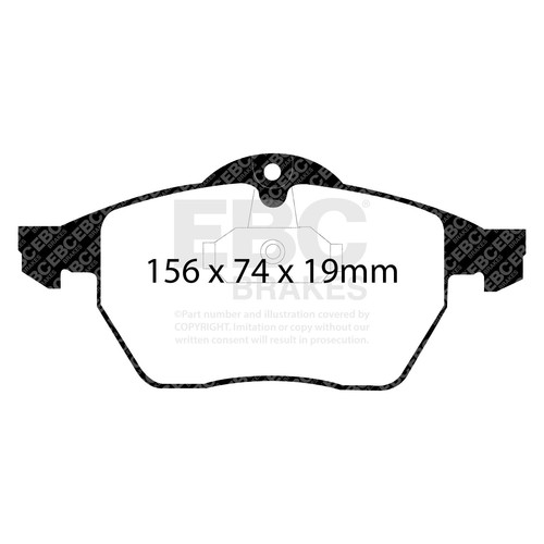 Ebc dp21062 brake pad - ebc,