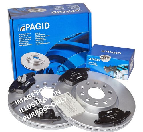 Pagid front brake - brake, discs