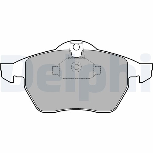 Lp1600 delphi brake pad - lp1600,