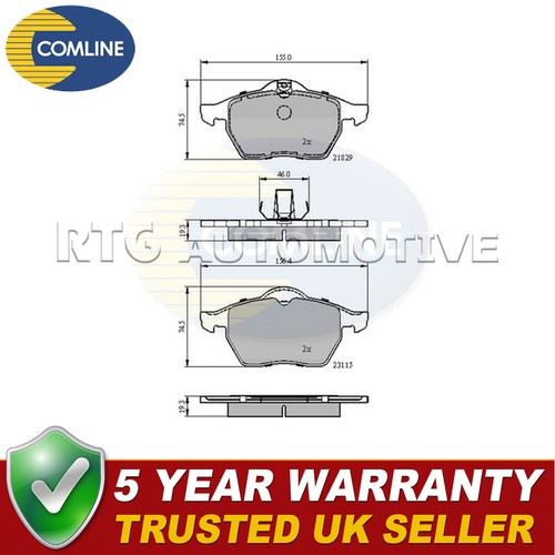 Comline front brake pads - front,