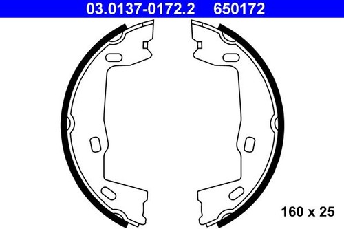 Drum brake ate 0137 - drum, 03.0137-0172.2