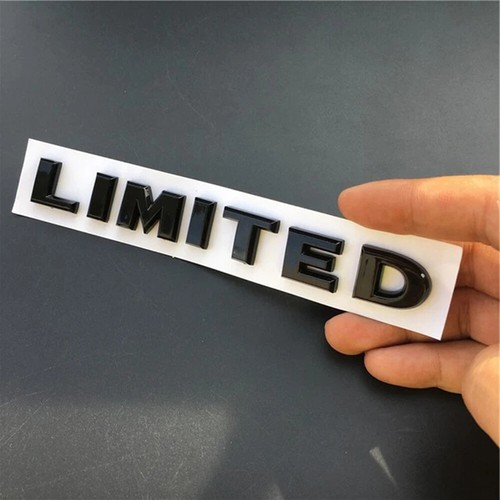 Black limited logo emblem - black,